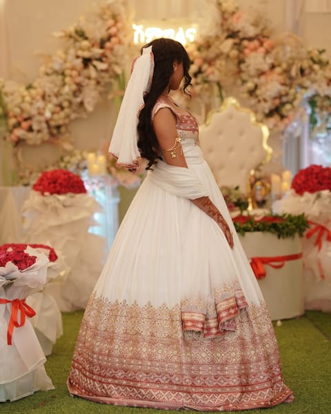 green habesha dresses