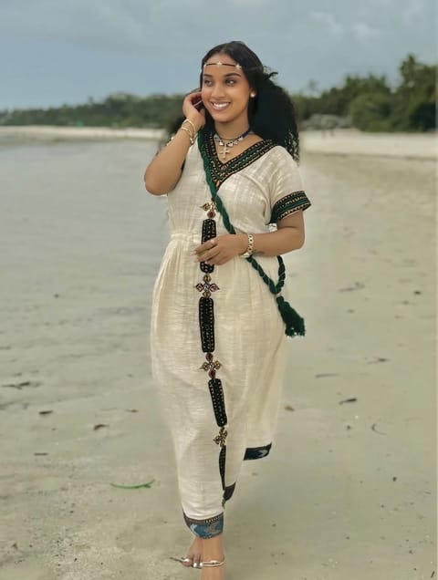 Traditional Habesha Dress|Ethiopian Kemis|Eritrean Zuria|Cultural Dress