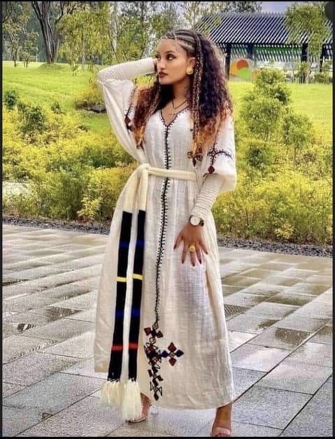 Free Style Habesha Kemis | Habesha Zuria | Modern Habesha Dress